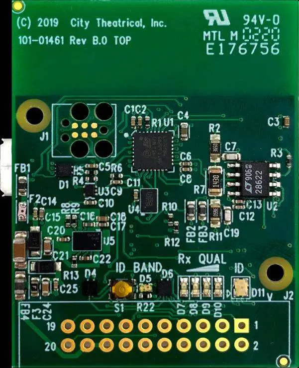 Widok z góry karty Multiverse Receiver Card 5906