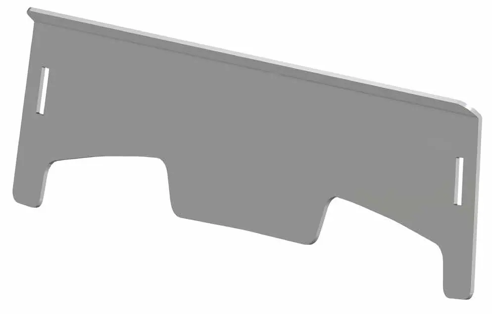 Elementy zestawu: szyba, uszczelka i zaciski