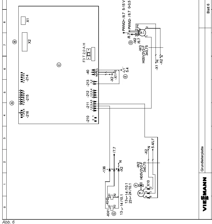 Schemat płyty głównej (Blatt 6)