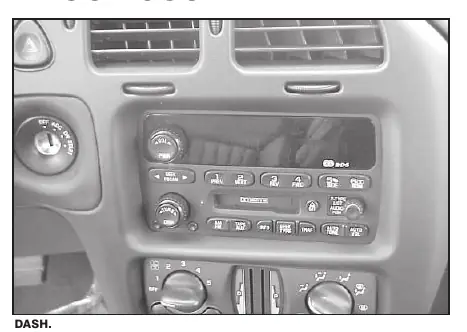 Panel radia w Chevrolet Monte Carlo