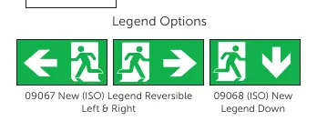 Dostępne opcje legendy