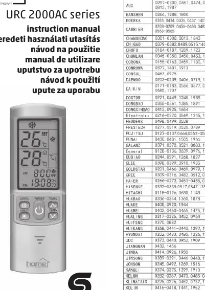 Pilot Somogyi Elektronic URC 2000AC