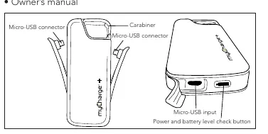 Schemat budowy powerbanku myCharge Jolt 2000m