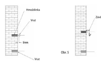 Montaż na ścianie - szczegóły