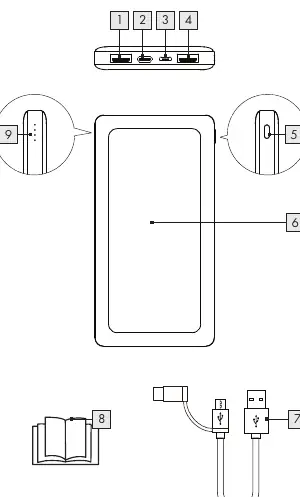 Schemat budowy powerbanku
