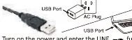 Schemat podłączenia zasilania USB