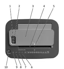 Schemat budowy niszczarki