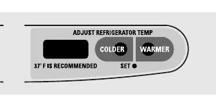 Panel sterowania temperaturą