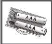 Instalacja baterii AAA