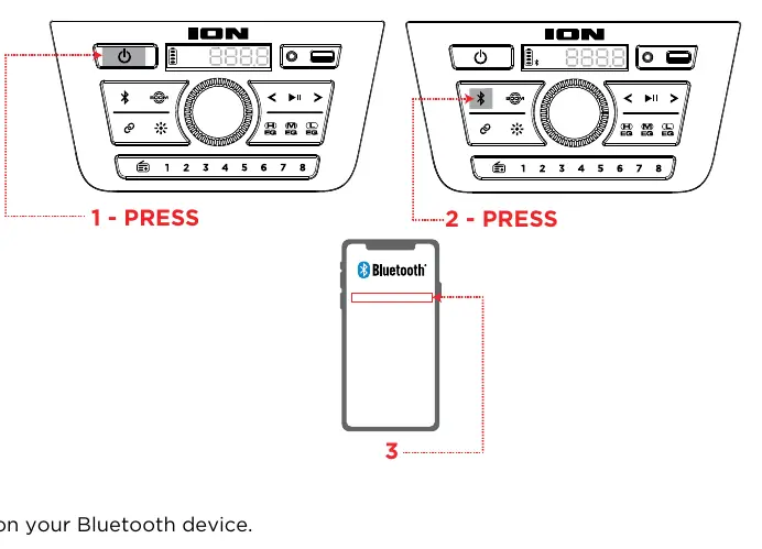 Proces parowania Bluetooth