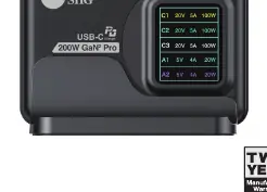 Widok ładowarki z wyświetlaczem LCD
