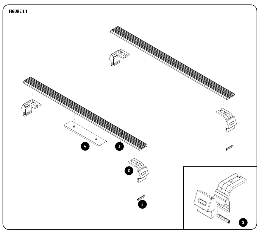 Schemat części zestawu (Figure 1.1)