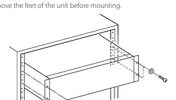 Montaż w szafie rack
