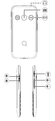Tylny panel i boki telefonu