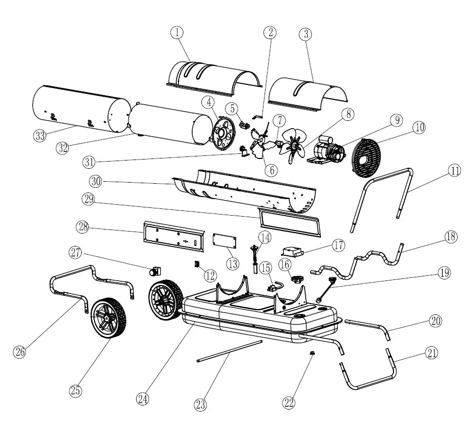 Rysunek złożeniowy (Exploded View)
