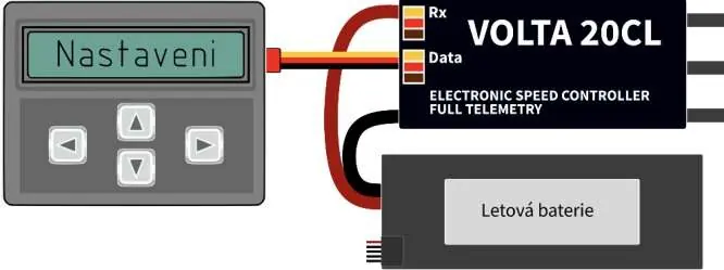 Schemat podłączenia regulatora VOLTA 20CL