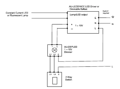 Schemat połączenia dla instalacji 2-way