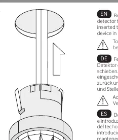 Instalacja czujnika w suficie