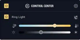 Interfejs aplikacji Control Center