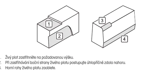 Technika przycinania żywopłotu
