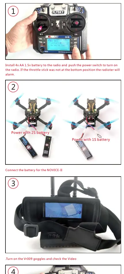 Procedura startu FPV