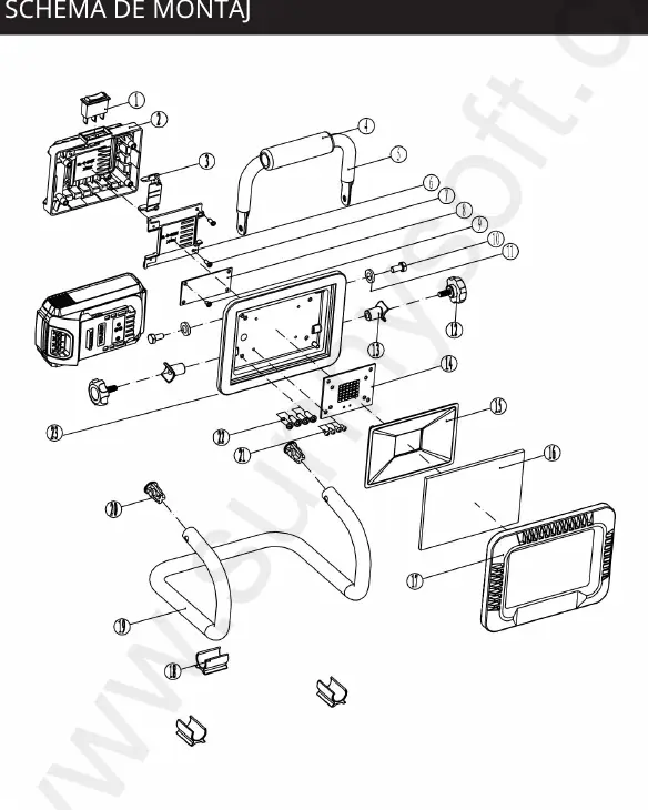 Rozstrzelony schemat montażowy (Assembly Diagram)