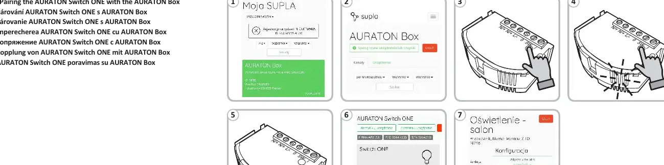 Procedura parowania z AURATON Box