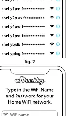 WLAN settings (fig. 2)