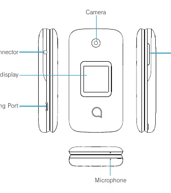Schemat budowy telefonu Alcatel GO FLIP 4