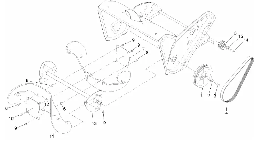Schemat montażowy wirnika (Rotor Assembly)
