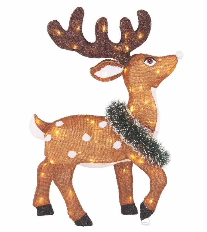 Dekoracja świąteczna Home Accents Holiday 2.5ft Yuletide Lane LED Little Deer