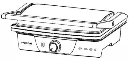 Grill kontaktowy Hyundai HHE672301