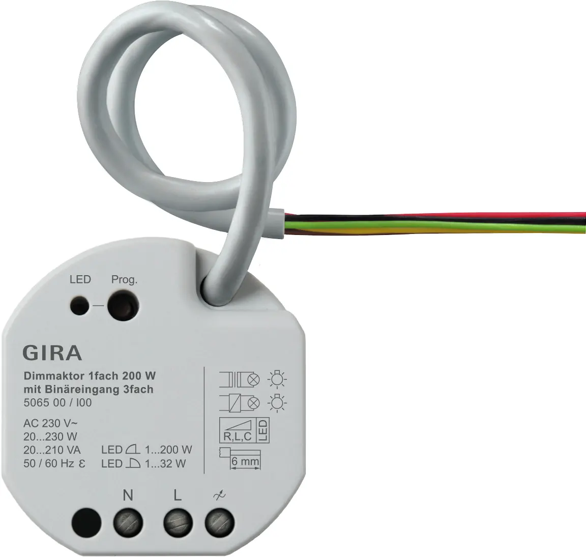 Ściemniacz GIRA One 1-kanałowy 200 W