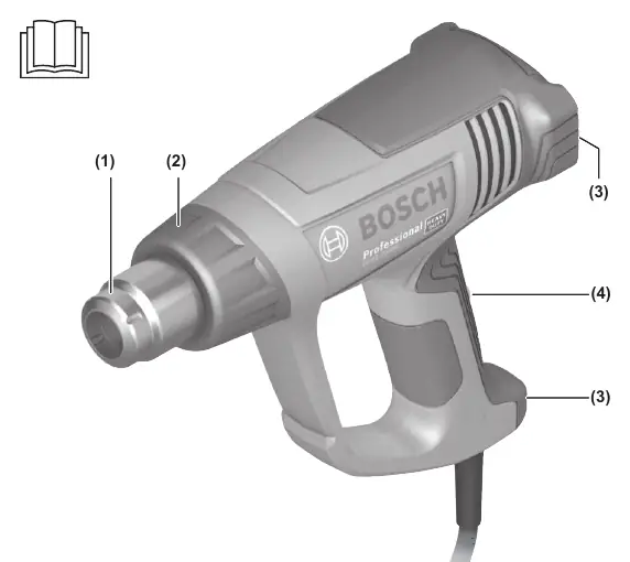 Schemat budowy opalarki (GHG 23-66 i GHG 20-63)