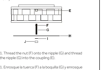 Schemat montażu klosza szklanego (Fig 2)
