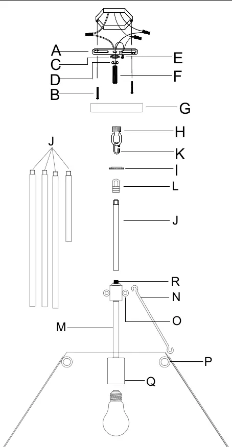 Schemat montażowy części