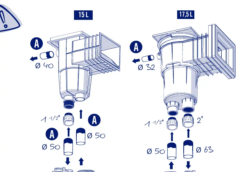 Schemat podłączenia hydraulicznego