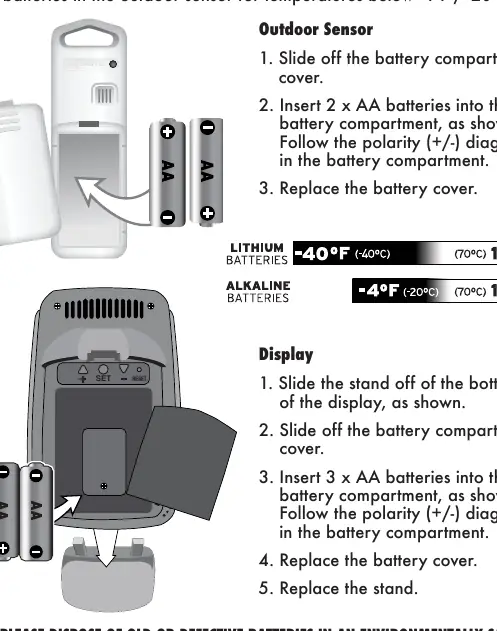 Instrukcja instalacji baterii