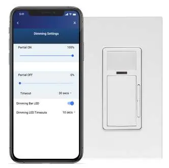 Interfejs aplikacji Leviton Smart Sensor i wygląd czujnika