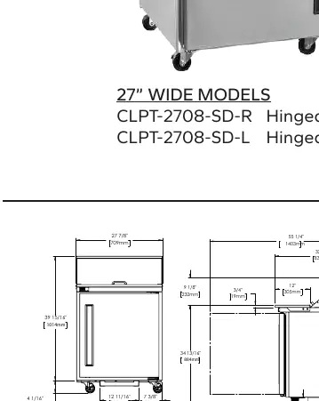 Rysunek techniczny (Plan View) z wymiarami