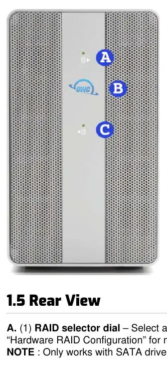 Panel przedni z diodami statusu dysków