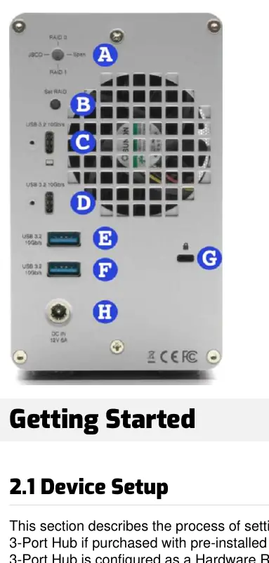 Tylny panel urządzenia