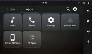 Menu ustawień Bluetooth