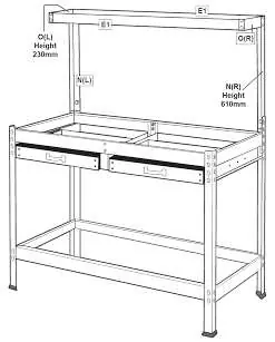 Montaż nadbudowy i półki górnej (Diagram 9)