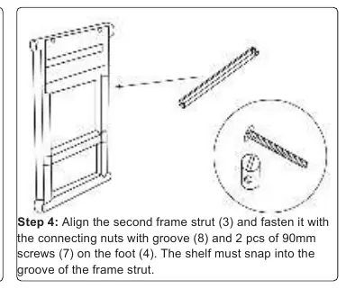 Montaż półki (krok 4)