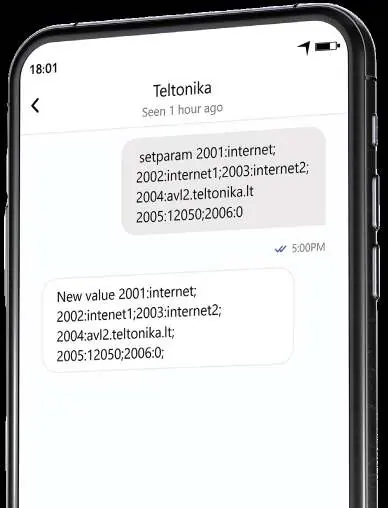 Przykład komendy SMS