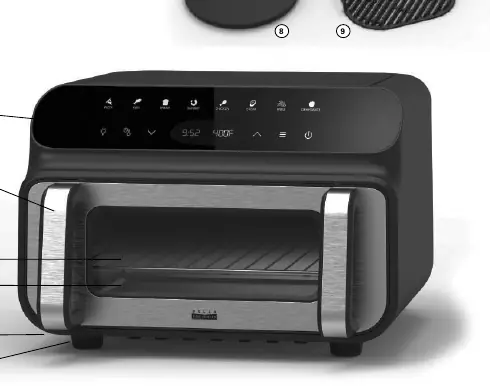 Schemat budowy urządzenia Bella Pro 10.5QT