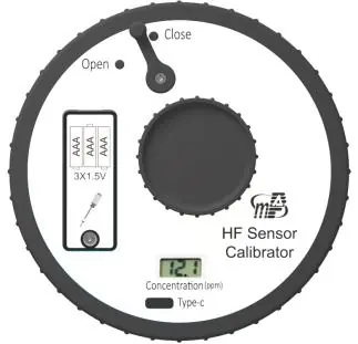 Panel sterowania kalibratora HF