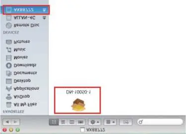 Folder sterowników na MacOS
