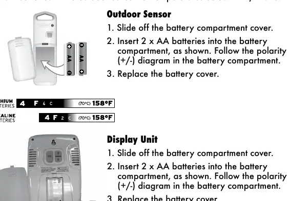 Instrukcja instalacji baterii